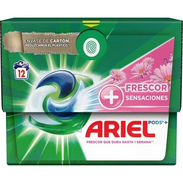 Detergente en cápsulas ARIEL SENSACIONES, caja 12 dosis - 1 ud - Imagen del producto en Findit