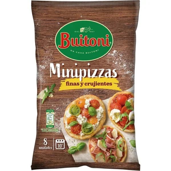 Masa para minipizzas BUITONI, bolsa 265 g - 0.27 kg - Imagen del producto en Findit