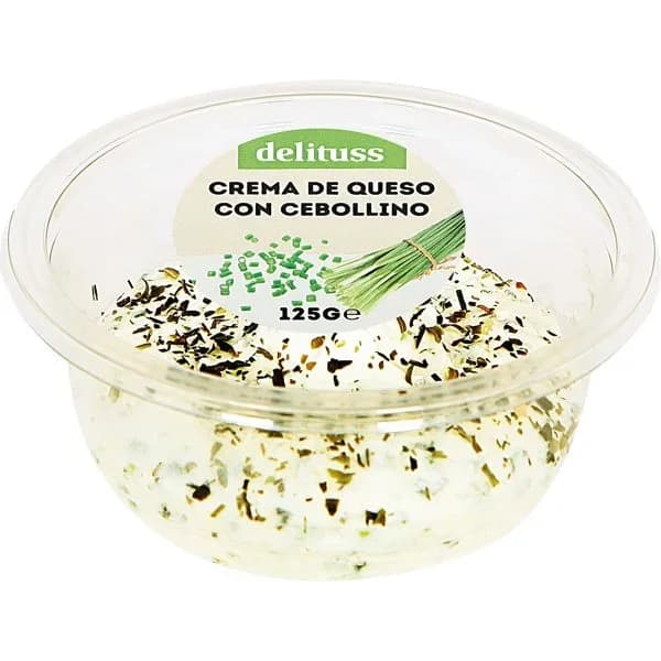 Crema de Queso con Cebollino - 0.12 kg - Imagen del producto en Findit