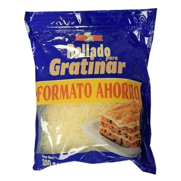 Queso Rallado para Gratinar 300G - 0.3 kg - Imagen del producto en Findit