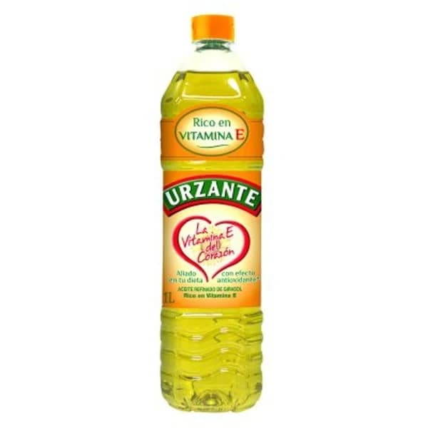Aceite de girasol URZANTE, botella 1 litro - 1 l - Imagen del producto en Findit