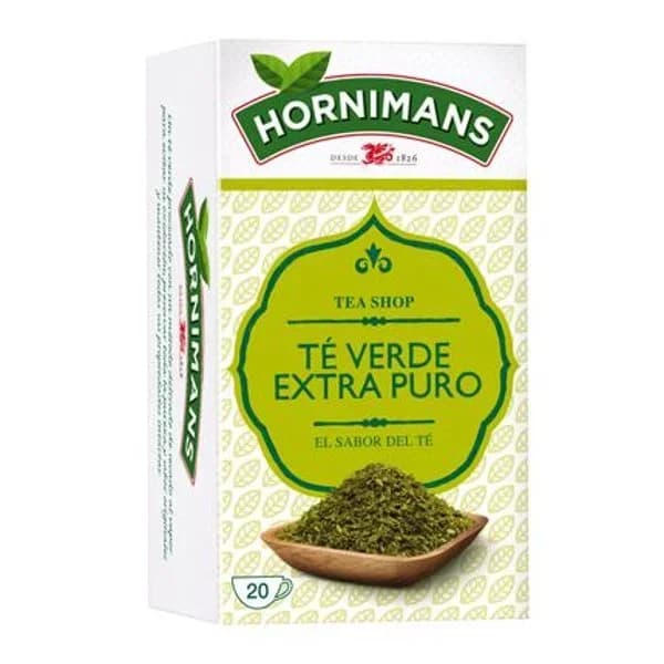 Té verde extra puro en bolsitas Hornimans 20 ud. - 19.94 ud - Imagen del producto en Findit