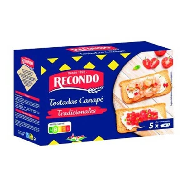 Tostadas de canapés 100 g - 0.1 kg - Imagen del producto en Findit