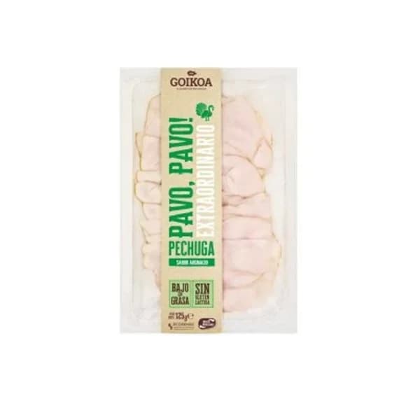 Pechuga de pavo pétalos GOIKOA, bandeja 125 g - 0.12 kg - Imagen del producto en Findit