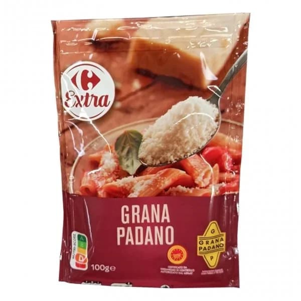 Queso rallado grana padano DOP Carrefour Extra 100 g. - 0.1 kg - Imagen del producto en Findit