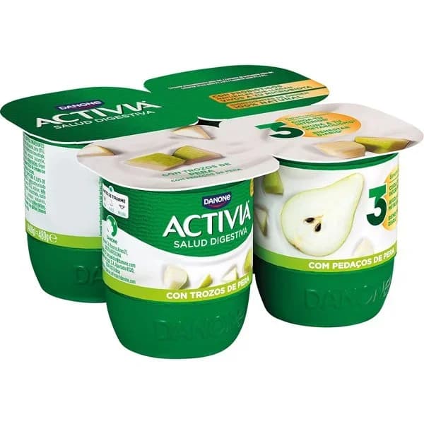 Activia con Pera Yogur Bífidus P-4 ud. - 0.48 kg - Imagen del producto en Findit