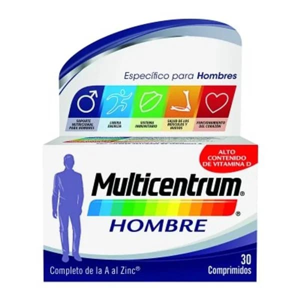 Vitaminas para hombre 30 comprimidos - 1 ud - Imagen del producto en Findit