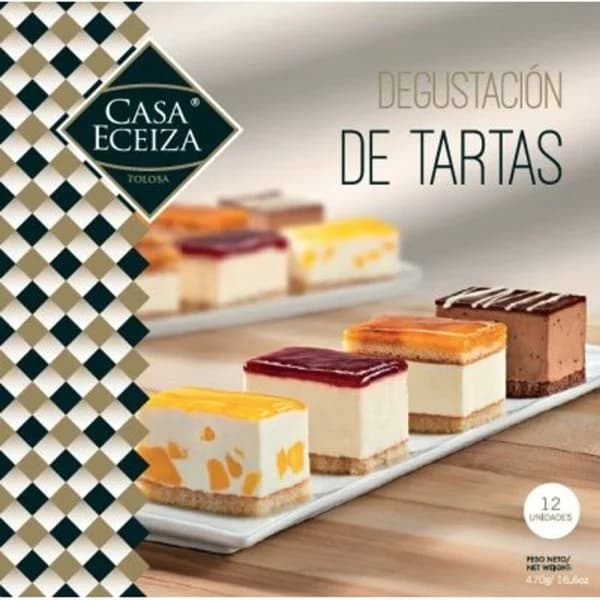 Degustación de tartas ECEIZA, caja 470 g - 0.47 kg - Imagen del producto en Findit