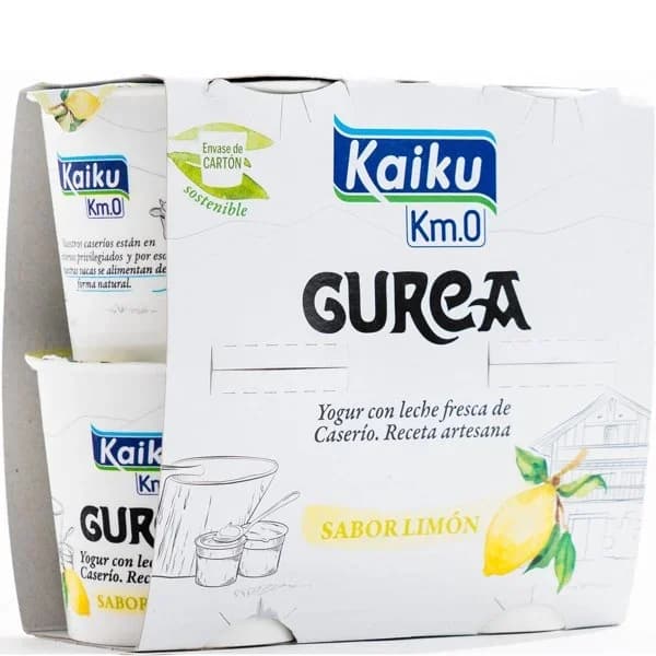Yogur con leche fresca caserío sabor limón 4x115 g - 0.46 kg - Imagen del producto en Findit