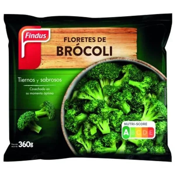 Brocolí FINDUS, bolsa 360 g - 0.36 kg - Imagen del producto en Findit