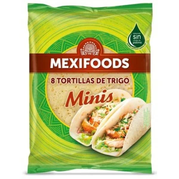 Tortilla de trigo mini MEXIFOODS, bolsa 250 g - 0.25 kg - Imagen del producto en Findit