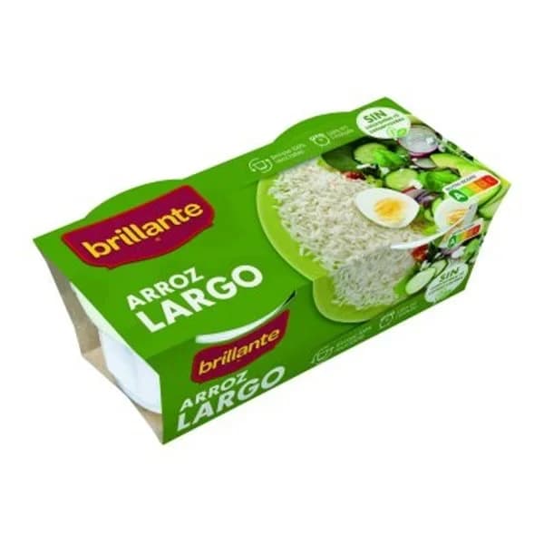 Vasito de arroz largo BRILLANTE, pack 2x125 g - 0.25 kg - Imagen del producto en Findit