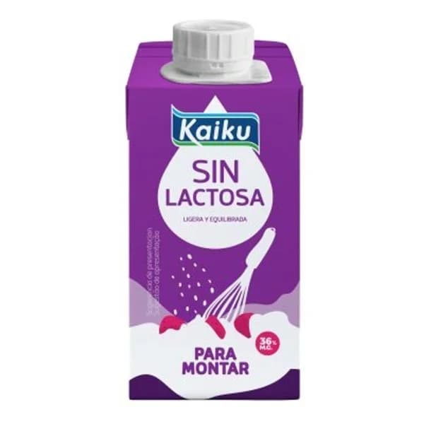 que es nata liquida para montar Calorías en Hacendado Nata Líquida para Montar e Información Nutricional main image 0