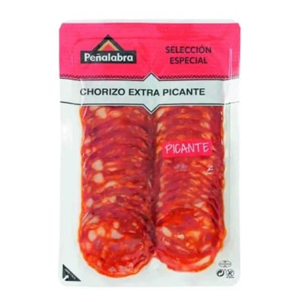 Chorizo extra picante 100 g - 0.09 kg - Imagen del producto en Findit