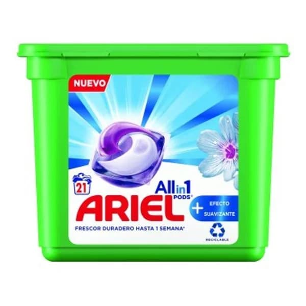Detergente en cápsulas Efecto Unn ARIEL, caja 19 dosis - 1 ud - Imagen del producto en Findit