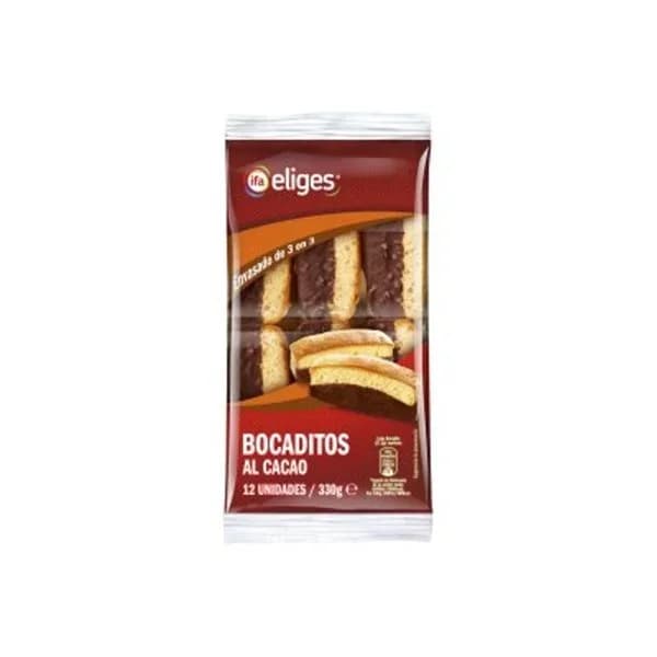 Bocaditos al cacao 330 g - 0.33 kg - Imagen del producto en Findit