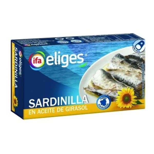 Sardinilla en aceite de girasol 88 g - 0.06 kg - Imagen del producto en Findit
