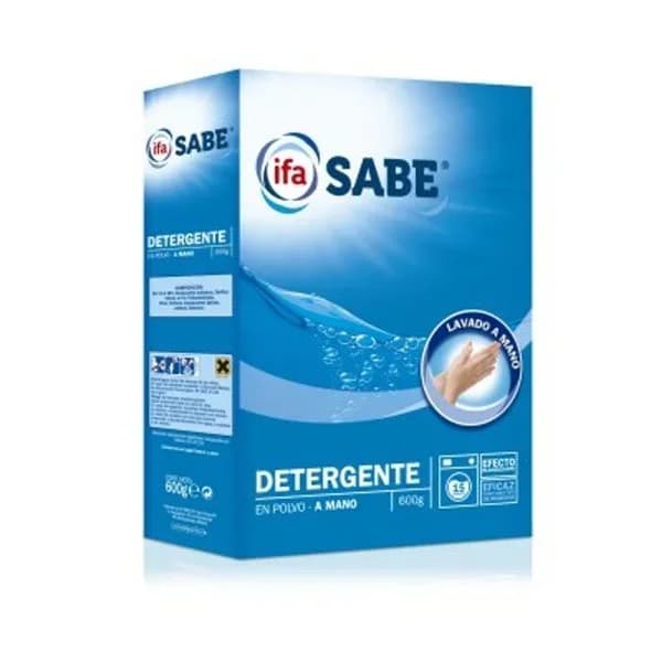 Detergente en polvo para lavado a mano 600 g - 0.6 kg - Imagen del producto en Findit
