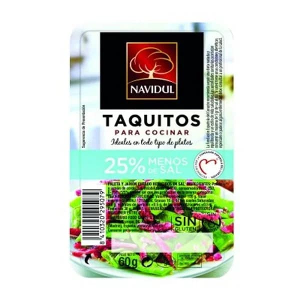 Taquitos de jamón 60 g - 0.05 kg - Imagen del producto en Findit