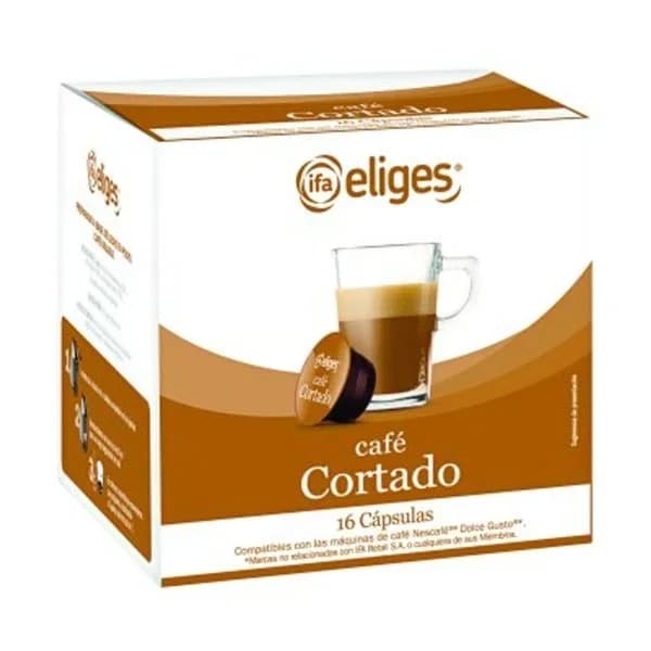 Café cortado 16 cápsulas - 16.14 ud - Imagen del producto en Findit