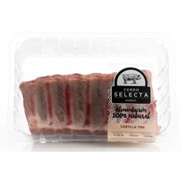 Costilla de cerdo Duroc en tiras (600 g aprox) - 1 kg - Imagen del producto en Findit