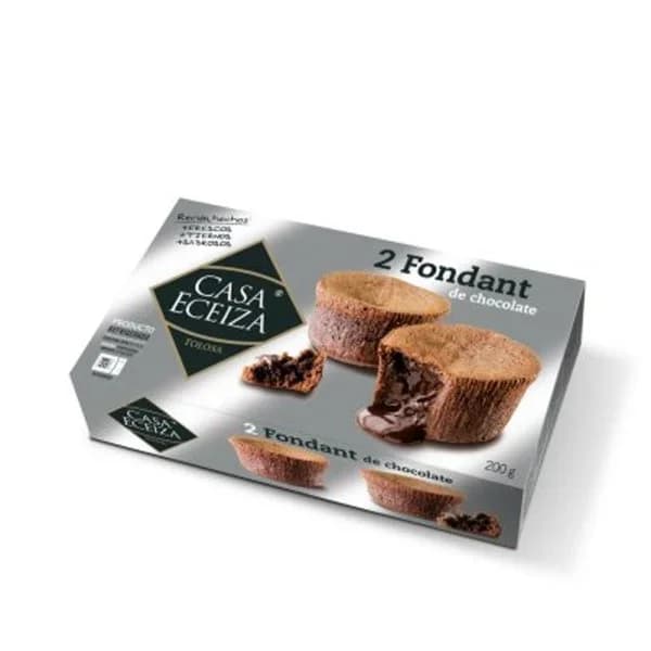 Coulant de chocolate CASA ECEIZA, pack 2x100 g - 0.2 kg - Imagen del producto en Findit