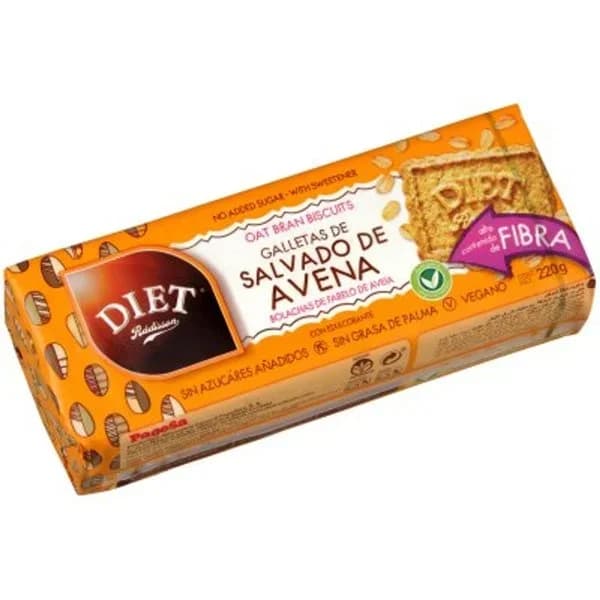 Galleta de salvado de avena 220 g - 0.22 kg - Imagen del producto en Findit