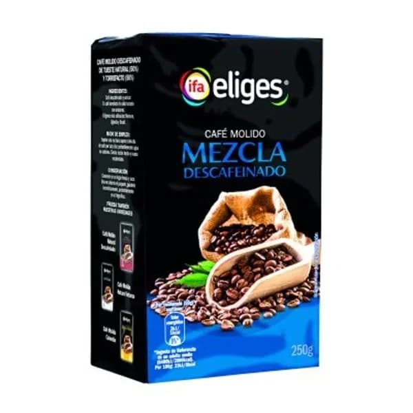 Café molido descafeinado 250 g - 0.25 kg - Imagen del producto en Findit