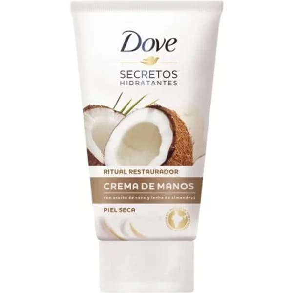 Crema de manos con aceite de coco y almendras Dove tubo 75 ml - 0.08 l - Imagen del producto en Findit
