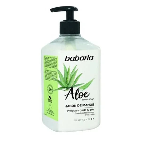 Jabón de manos de aloe BABARIA, dosificador 500 ml - 0.5 l - Imagen del producto en Findit