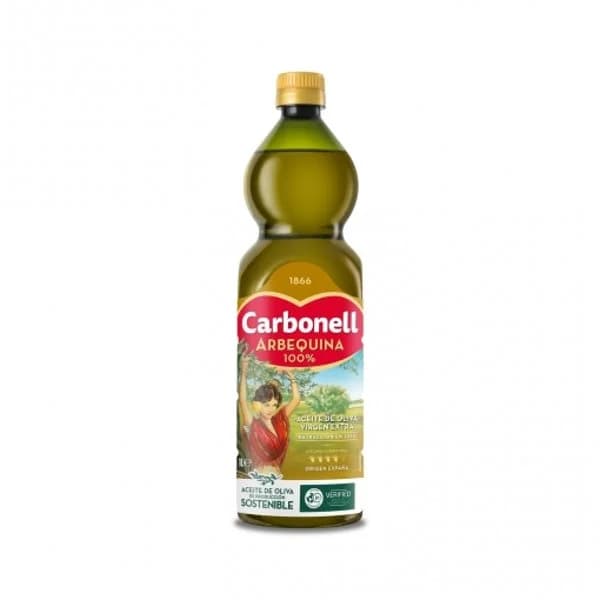 Aceite de oliva v. extra arbequina CARBONELL, botella 1 litro - 1 l - Imagen del producto en Findit