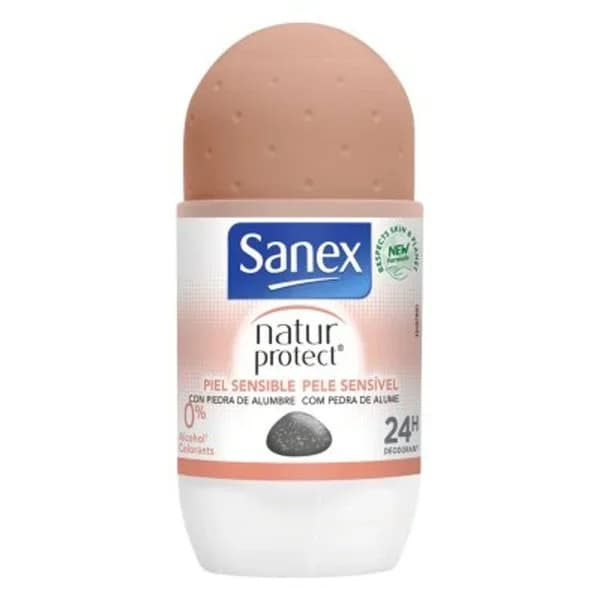 Desodorante para mujer piel sensible SANEX N. P., roll on 50 ml - 1 ud - Imagen del producto en Findit