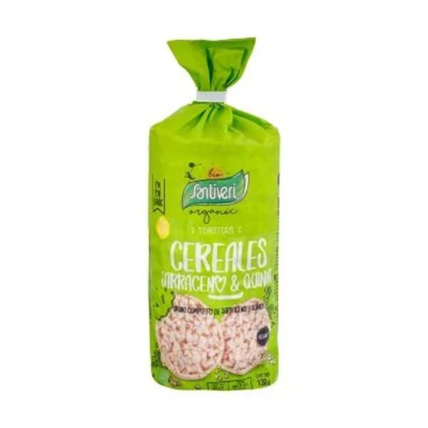 Tortitas ecológico con cereales sin gluten 130 g - 1 ud - Imagen del producto en Findit