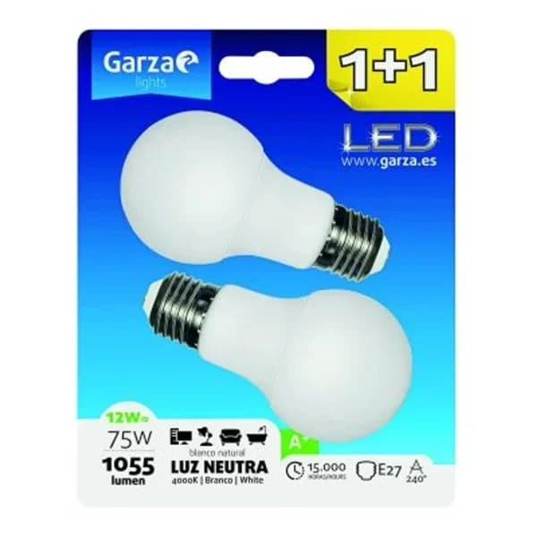 Bombilla led 12W E27 1+1 - 2 ud - Imagen del producto en Findit