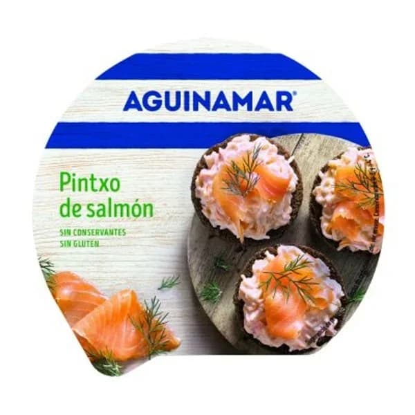 Pintxo de salmón AGUINAMAR, bandeja 180 g - 0.18 kg - Imagen del producto en Findit