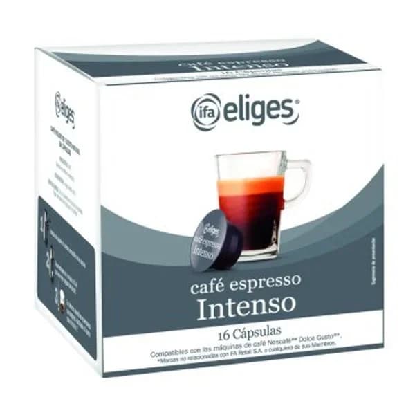 Café expresso intenso 16 capsulas - 16.14 ud - Imagen del producto en Findit
