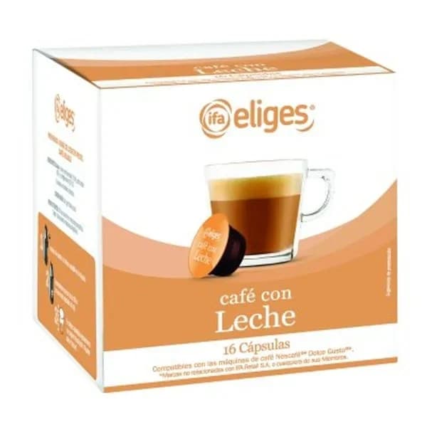 Café con leche 16 capsulas - 16.14 ud - Imagen del producto en Findit