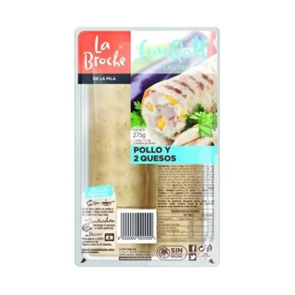 Flauta pollo y 2 quesos 275 g - 0.27 kg - Imagen del producto en Findit