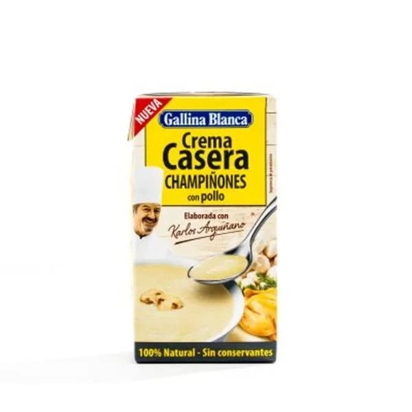 Crema de champiñones con pollo 500 ml - 0.5 l - Imagen del producto en Findit