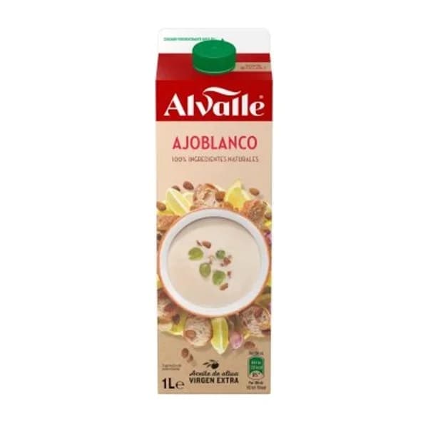 Ajoblanco con aceite de oliva virgen extra Alvalle 1 l. - 1 l - Imagen del producto en Findit