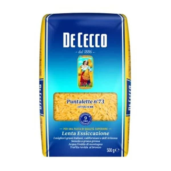 Pasta puntalette 500 g - 0.5 kg - Imagen del producto en Findit
