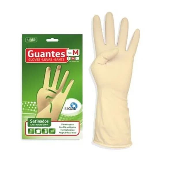 Guante de latex satinados - 1 ud - Imagen del producto en Findit