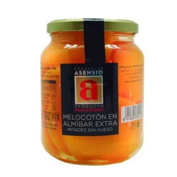 Melocoton extra mitades en almibar 720 g - 0.4 kg - Imagen del producto en Findit