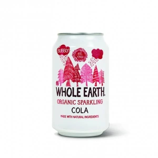 Refresco de cola ecológico Whole Earth lata 33 cl. - 0.33 l - Imagen del producto en Findit