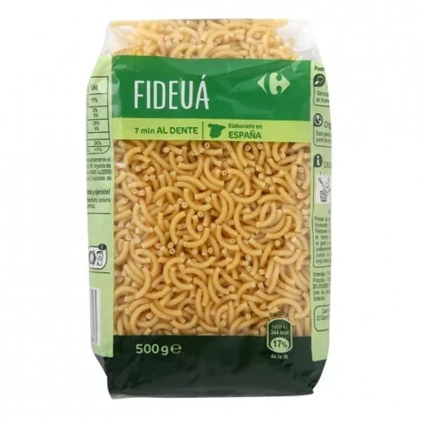 Fideuá Carrefour 500 g. - 0.5 kg - Imagen del producto en Findit