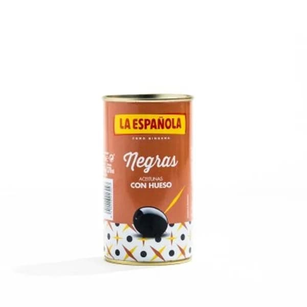Aceitunas negras LA ESPAÑOLA, lata 185 g - 0.18 kg - Imagen del producto en Findit