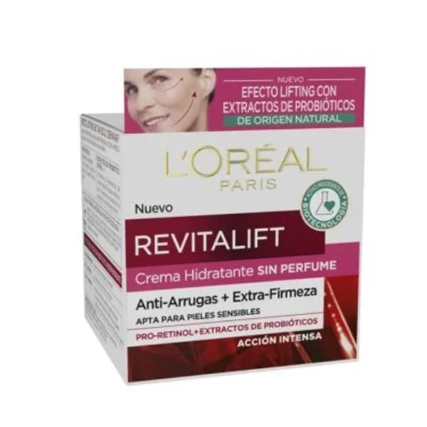 Crema de día sin fragancia L`OREAL Revitalift, tarro 50 ml - 0.05 l - Imagen del producto en Findit