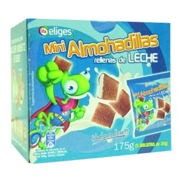 Almohadillas rellenas de leche 175 g - 0.18 kg - Imagen del producto en Findit