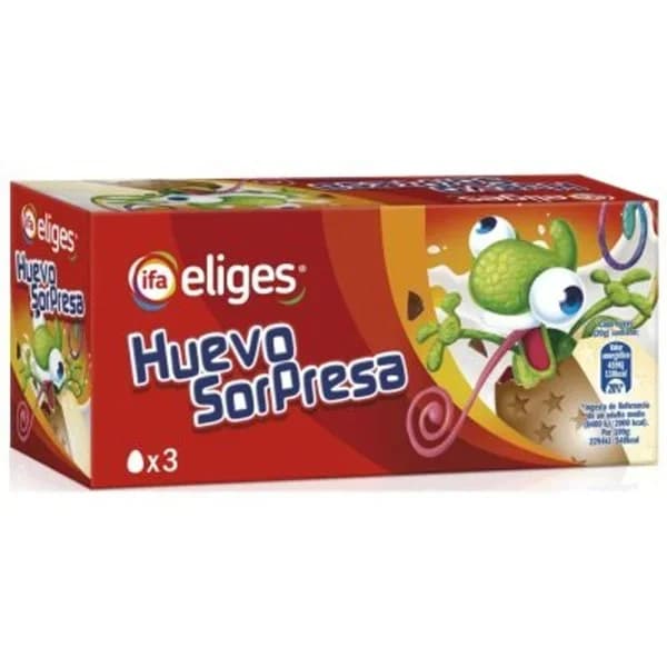Chocolate huevo sorpresa 60 g - 3.02 ud - Imagen del producto en Findit