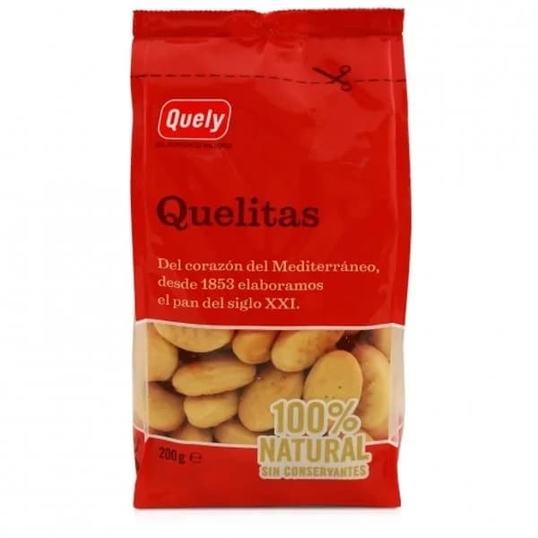 Galletas saladas Quelitas Quely 200 g. - 0.2 kg - Imagen del producto en Findit